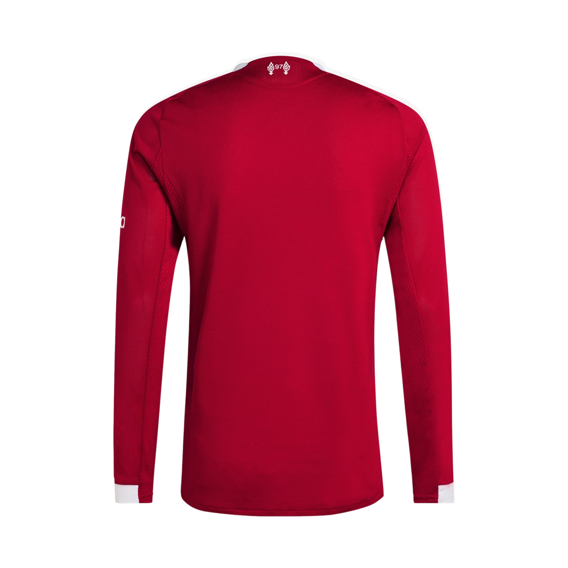 아디다스 리버풀 FC 2025/26 홈 어센틱 롱슬리브 저지 스트로베리 레드 - KR 사이즈 (논 마킹 버전)(Adidas Liverpool FC 2025/26 Home Authentic Long Sleeve Jersey Strawberry Red - KR Sizing (Non Marking Ver.)) - 2