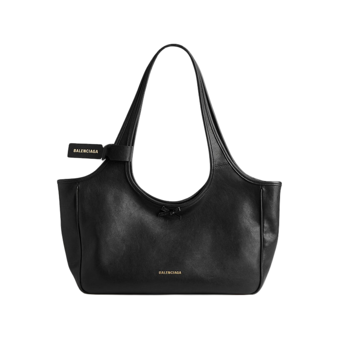 8469472AB5X1000 Balenciaga Laundrette Tote Bag East-West Black