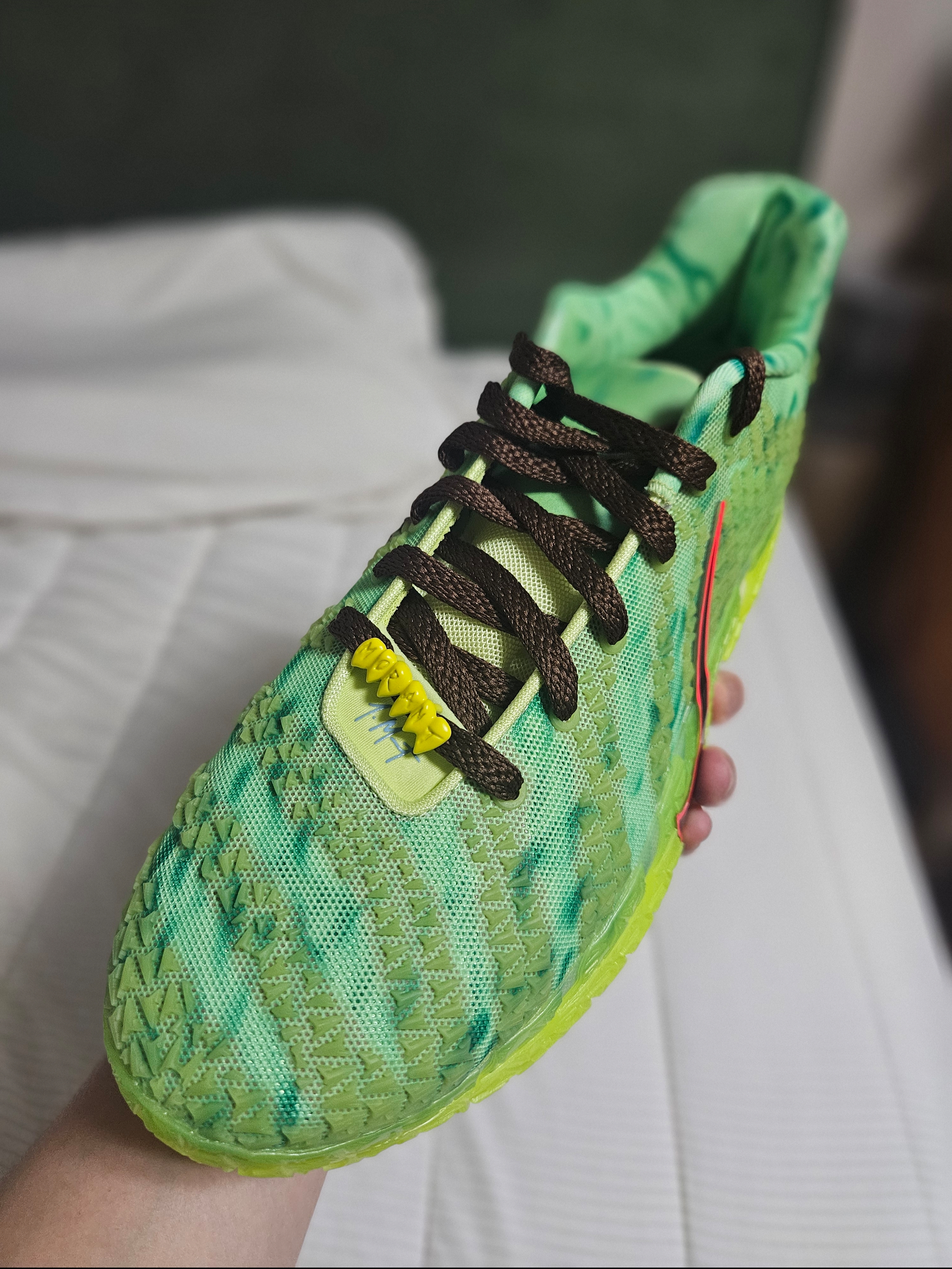 Nike Ja 3 EP Light Lemon Twist Hemp 착용 스타일 - 1