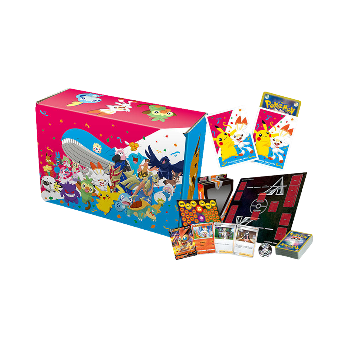 포켓몬 TCG 세븐일레븐 리미티드 스페셜 세트 스타터 세트 V 플레임 (일어판)(Pokemon TCG Seven-Eleven Limited Special Set Starter Set V Flame (Japanese Ver.)) - 1