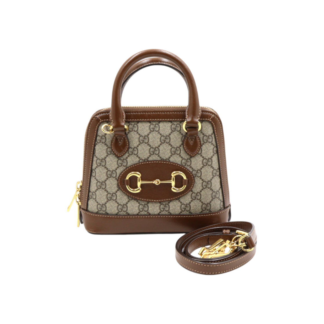 IT9PRMCUA8L8 Gucci Horsebit 1955 Mini Top Handle Tote Bag