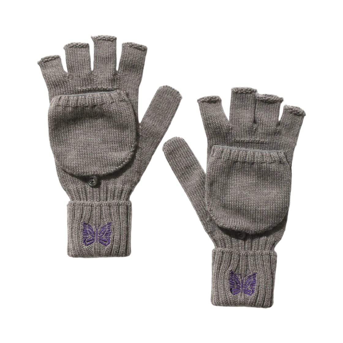니들스 메리노 울 컨버터블 글러브 그레이(Needles Merino Wool Convertible Glove Grey)