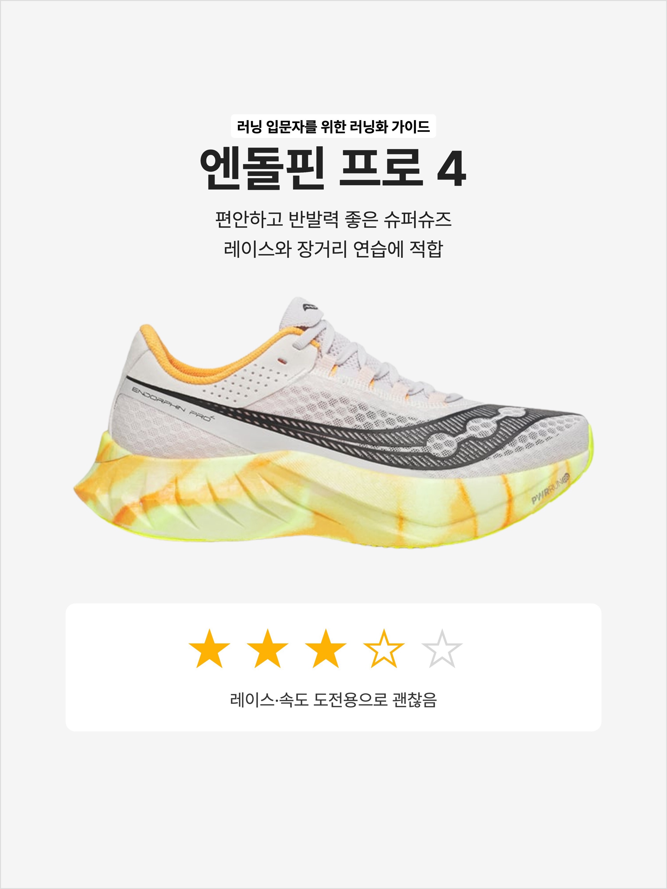 Saucony Endorphin Pro 4 Fog Peel, Saucony Endorphin Pro 4 White Silver 착용 스타일 - 1