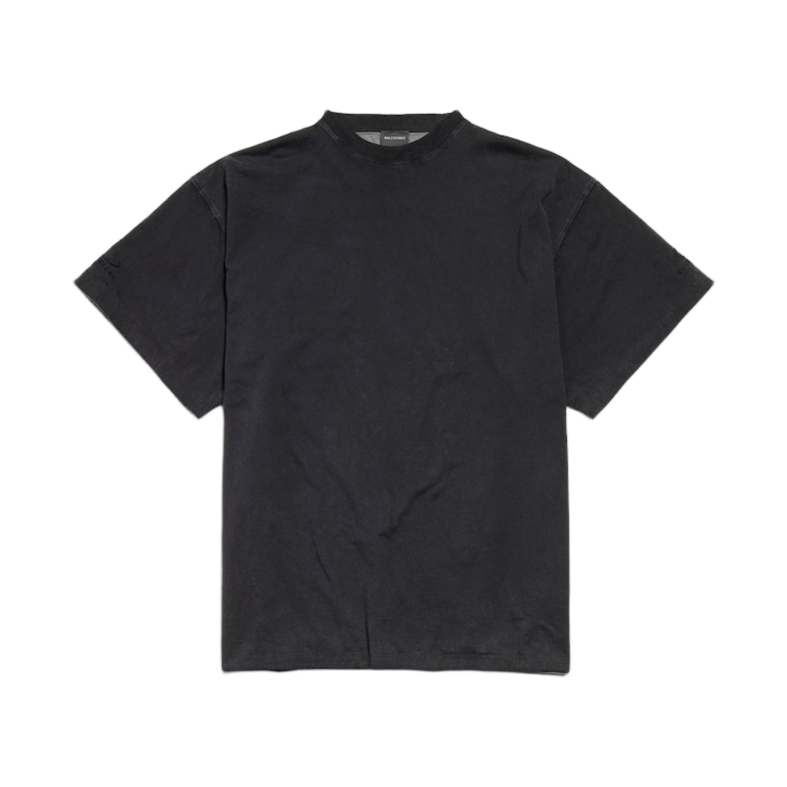 발렌시아가 발렌시아가 백 리버시블 오버사이즈 티셔츠 그레이 페이디드 블랙(Balenciaga Balenciaga Back Reversible Oversized T-Shirt Grey Faded Black) - 2