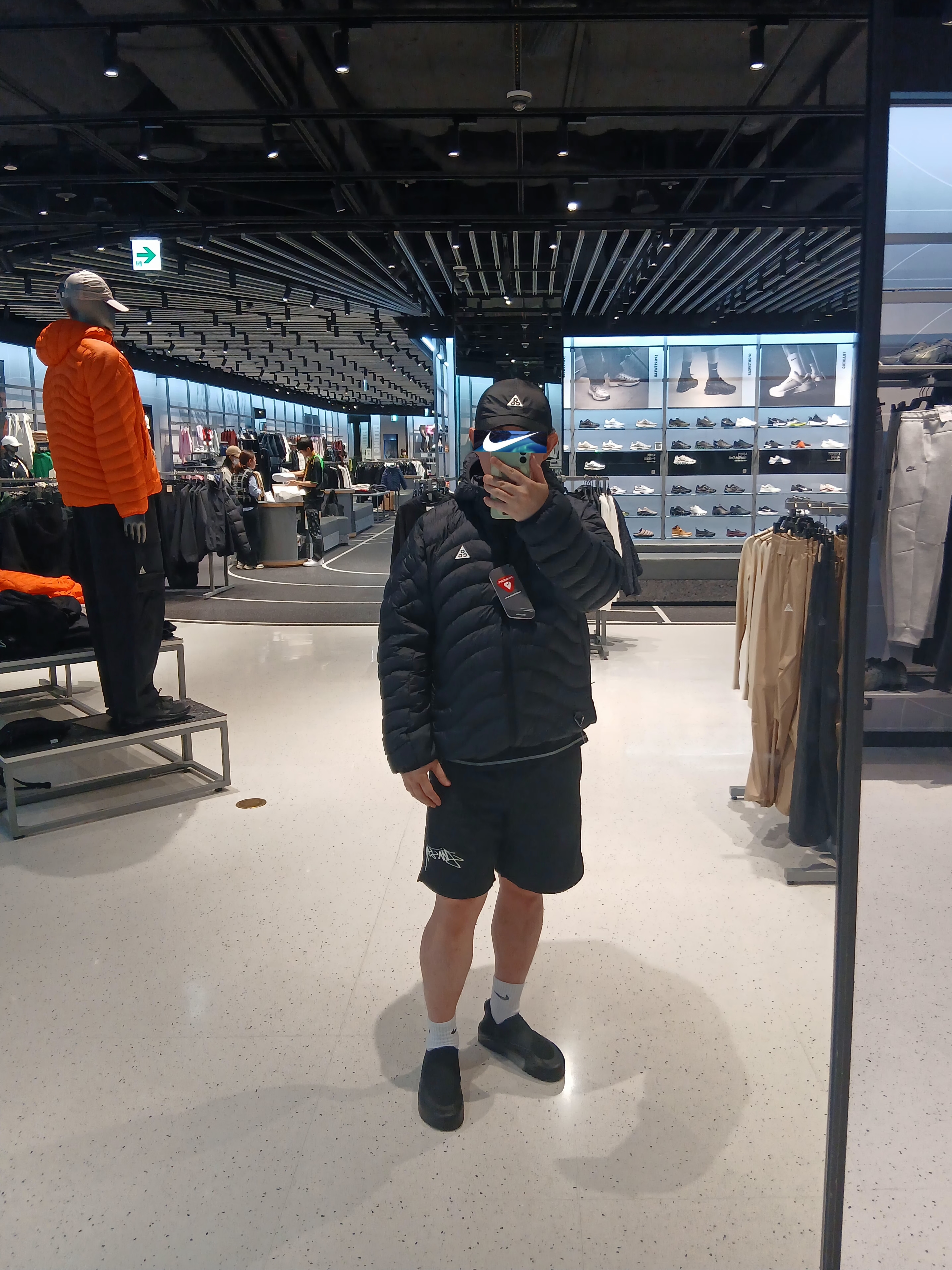 Nike ACG Trail Cap Black, Nike ACG Lava Flow Therma-Fit ADV Jacket Black Summit White - Asia 착용 스타일 - 1