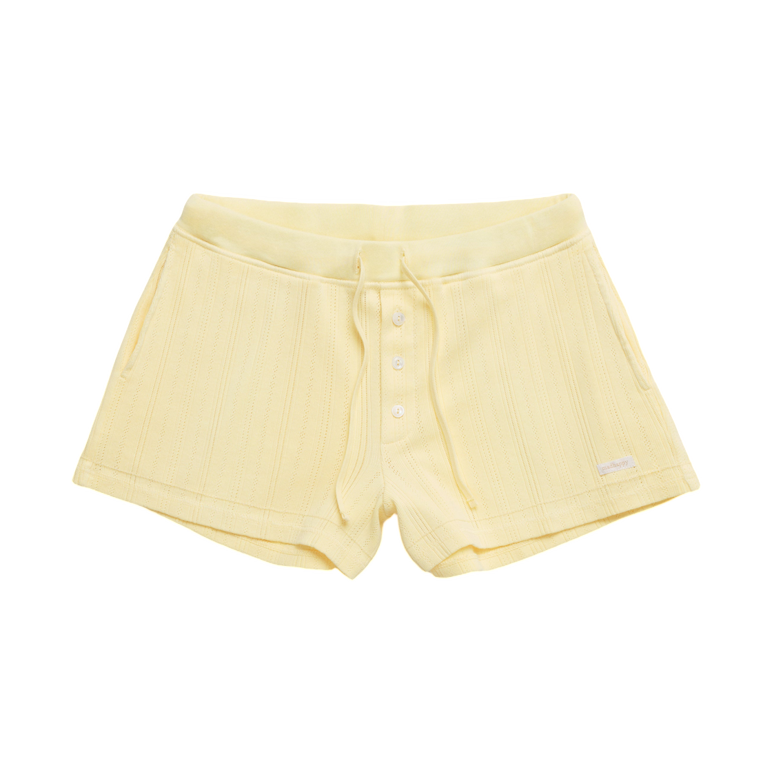 (W) 매드해피 포인텔레 니트 쇼츠 솔((W) Madhappy Pointelle Knit Short Sol)