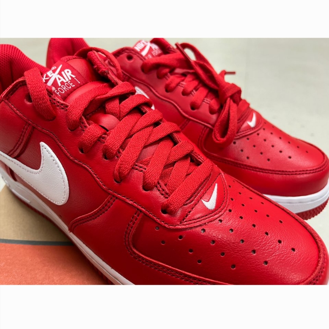 Nike Air Force 1 Low Retro Color of the Month University Red 착용 스타일
