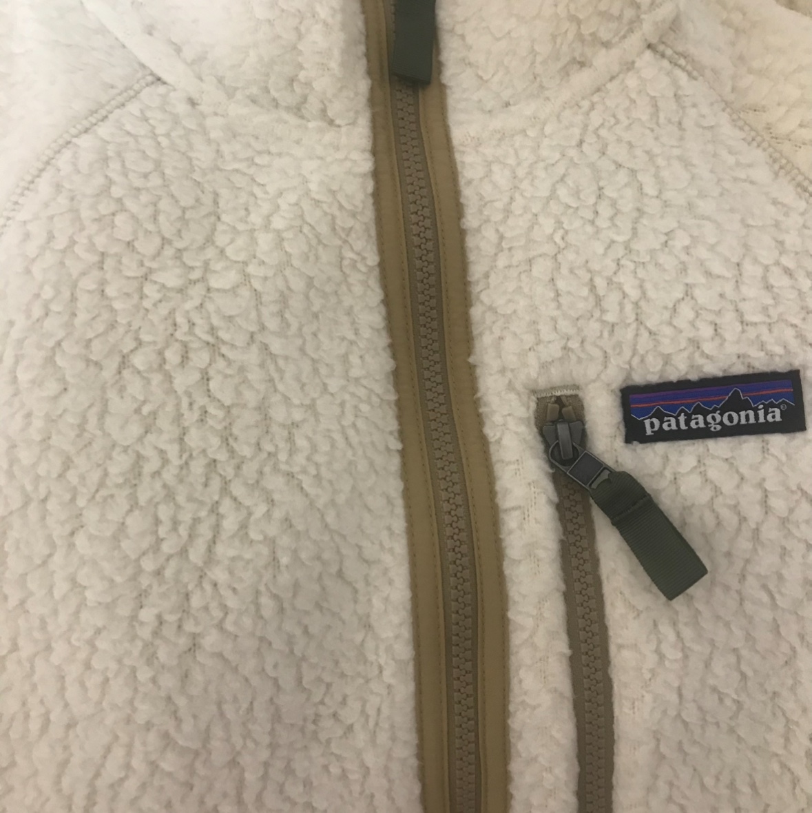 Patagonia Retro Pile Fleece Jacket Pelican 착용 스타일