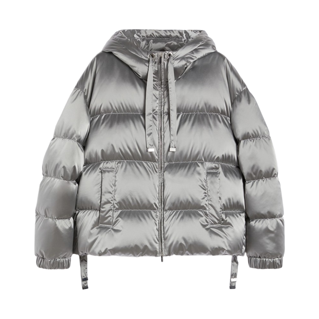 (W) 막스마라 더 큐브 크로셰 발수 패딩 미디움 그레이((W) Max Mara The Cube Crochet Water-Repellent Padding Medium Grey)