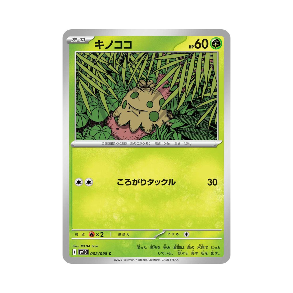 포켓몬 TCG 버섯꼬 C 로켓단의 영광 (일어판)(Pokemon TCG Shroomish C Glory of Team Rocket (Japanese Ver.)) - 1
