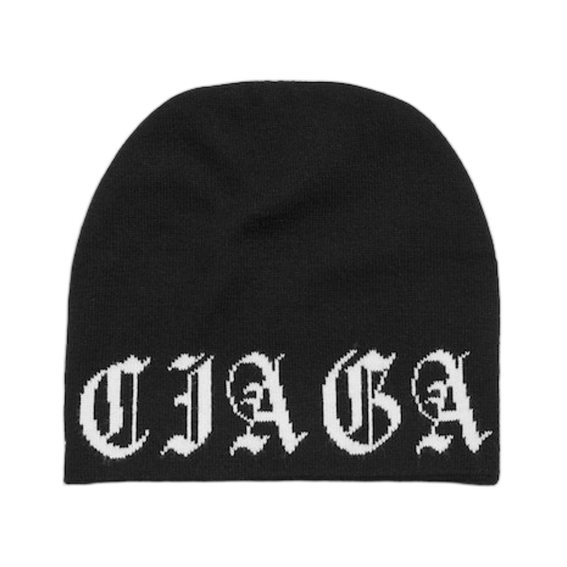 발렌시아가 올 어라운드 블랙레터 비니 블랙 화이트(Balenciaga All-Around Blackletter Beanie Black White) - 2