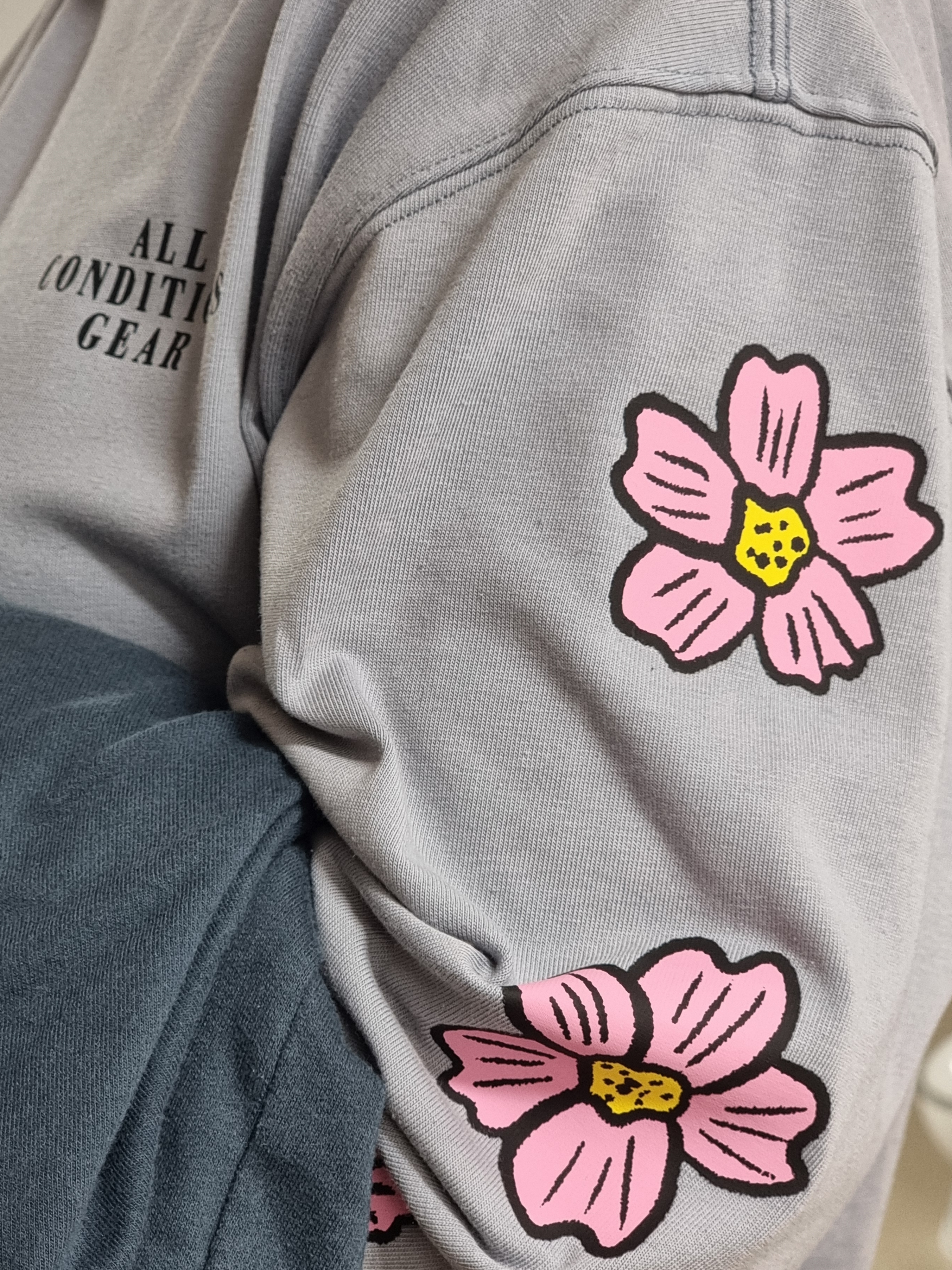 Nike NRG ACG Floral Long Sleeve T-Shirt Ashen Slate - Asia 착용 스타일