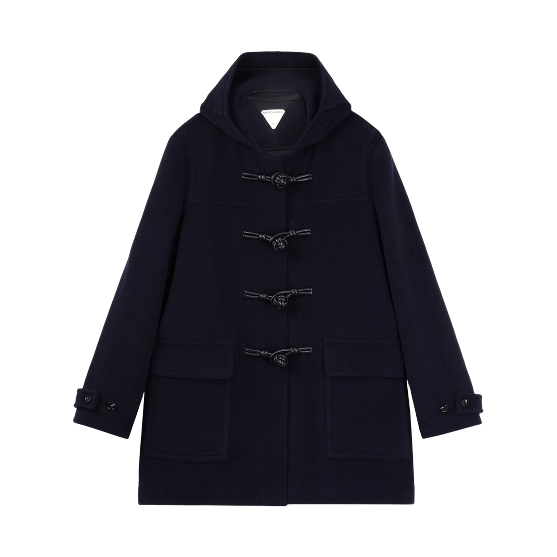 보테가 베네타 쉐브론 더플 코트 네이비(Bottega Veneta Chevron Duffle Coat Navy)