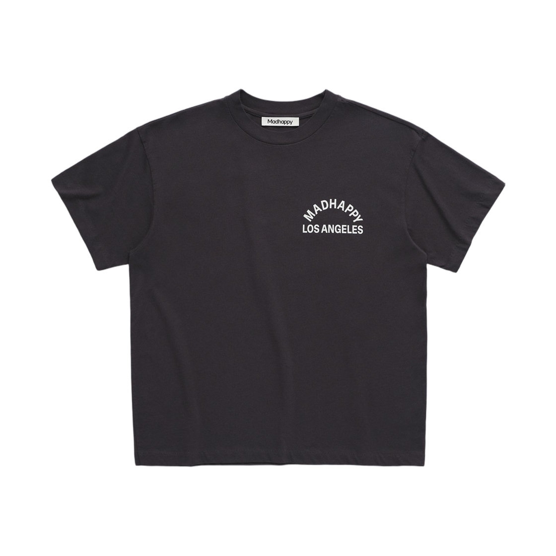 매드해피 로스앤젤레스 아치 미드웨이트 티셔츠 누아르(Madhappy Losangeles Arch Midweight T-Shirt Noir)