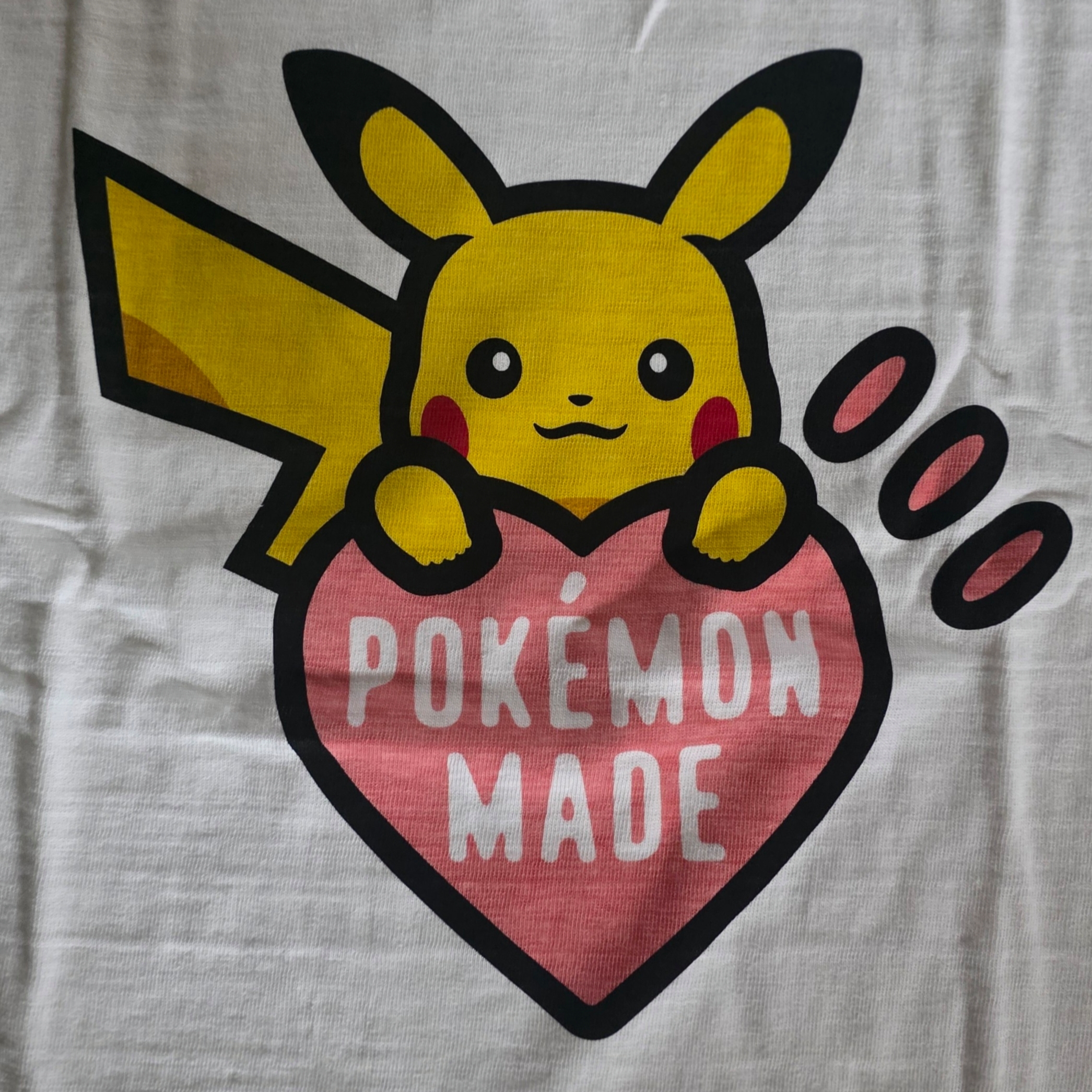 Human Made x Pokemon Graphic T-Shirt White Coral Pink - Seoul Store Exclusive 착용 스타일