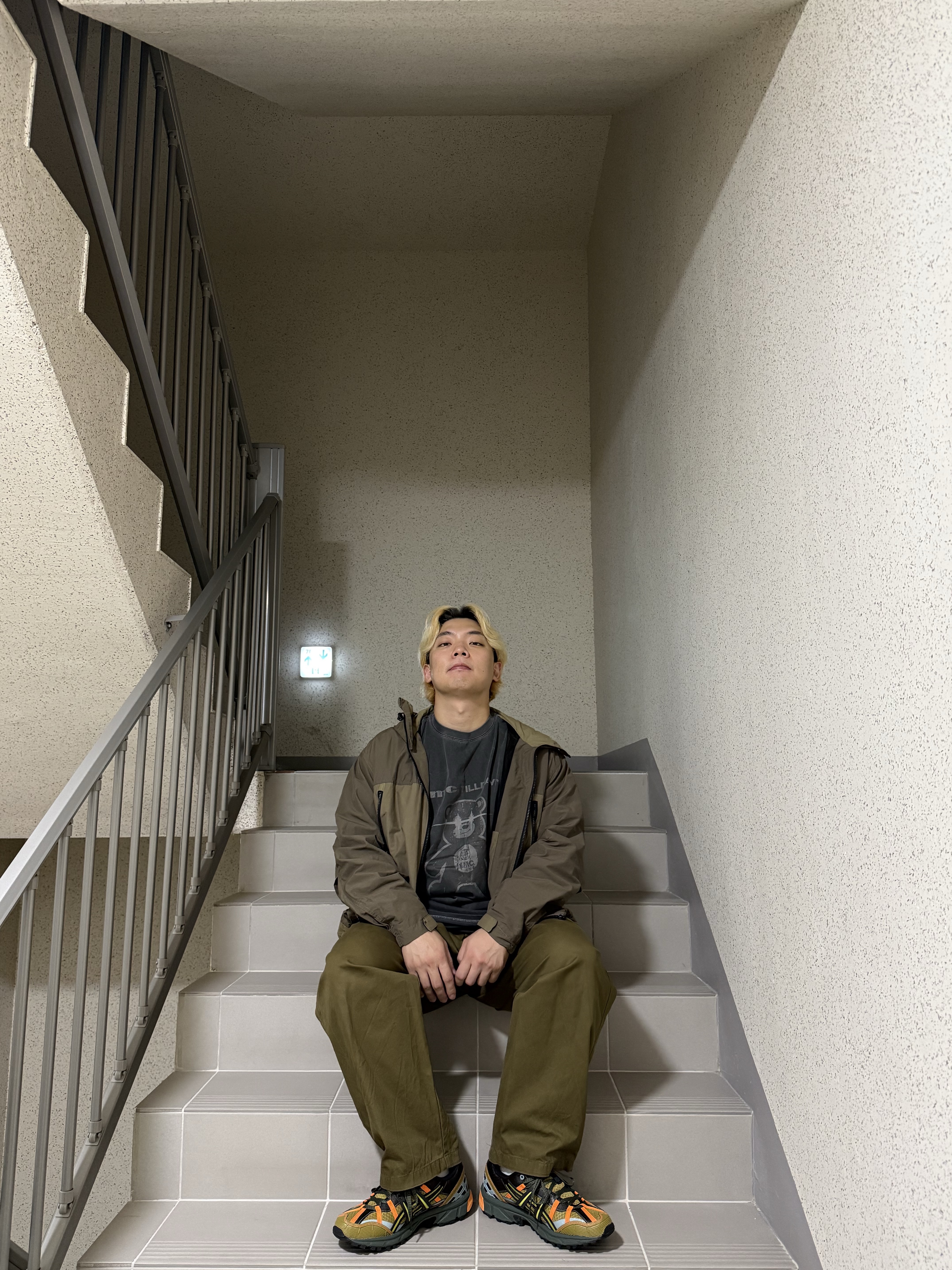 Asics x Andersson Bell Gel-Sonoma 15-50 Olive Oil Dark Brown 착용 스타일 - 5