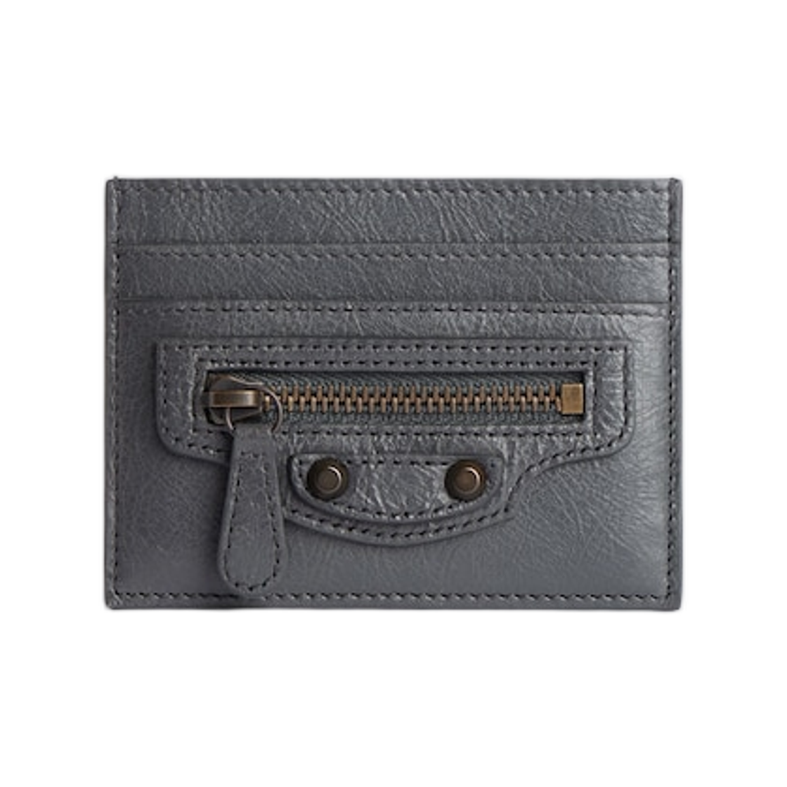 8106062ABFY1251 Balenciaga Le City Card Holder Volcanic Rock