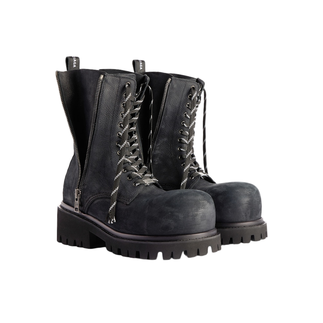 발렌시아가 스톰퍼 지퍼 부티 블랙(Balenciaga Stomper Zipped Bootie Black) - 2