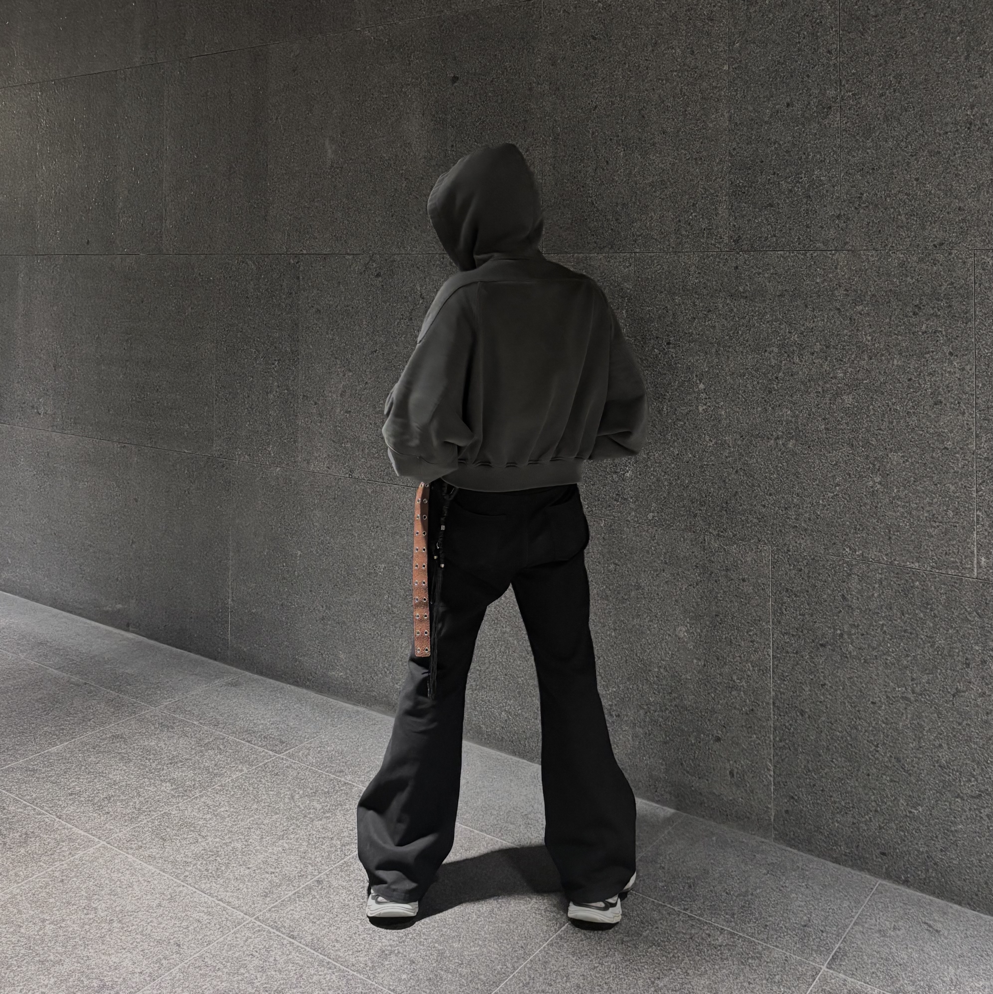 Old Order Turbo GT White Silver, Kamien x KOIN SEOUL K Logo Ball Cap Black 착용 스타일 - 1