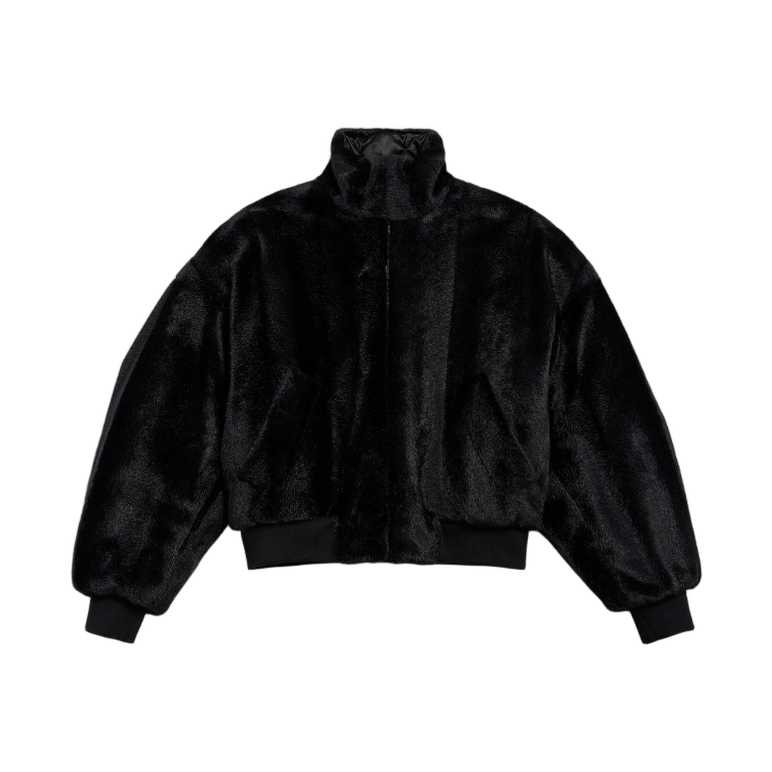 848875TRQ071000 (W) Balenciaga Cropped Jacket Black