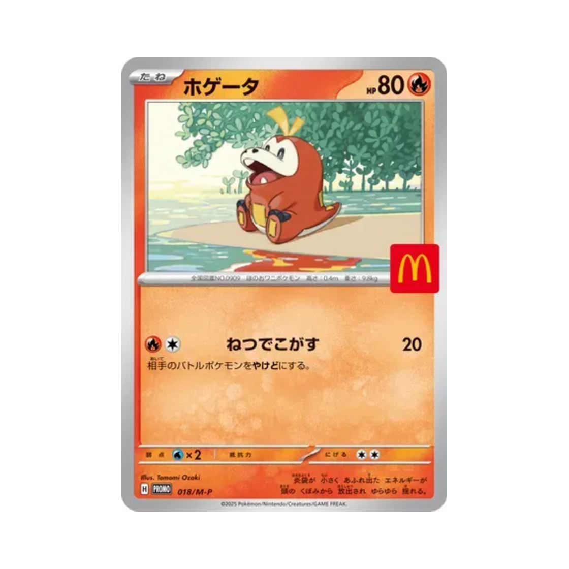 PROMO018-M-P Pokemon TCG Fuecoco P Mega Evolution Promos (Japanese Ver.)