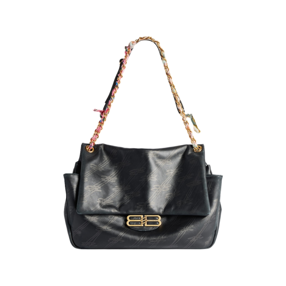8525012AB8W1000 Balenciaga Darling Chain Bag Medium Black