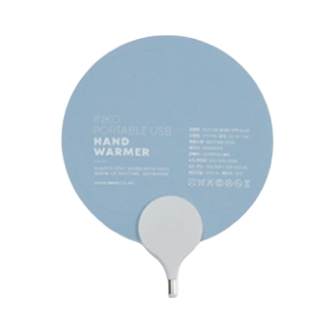 산리오 헬로 키티 x 잉코 USB 휴대용 핫팩 손난로 미드나잇 블루(Sanrio Hello Kitty x Inko Portable USB Hand Warmer Midnight Blue) - 2