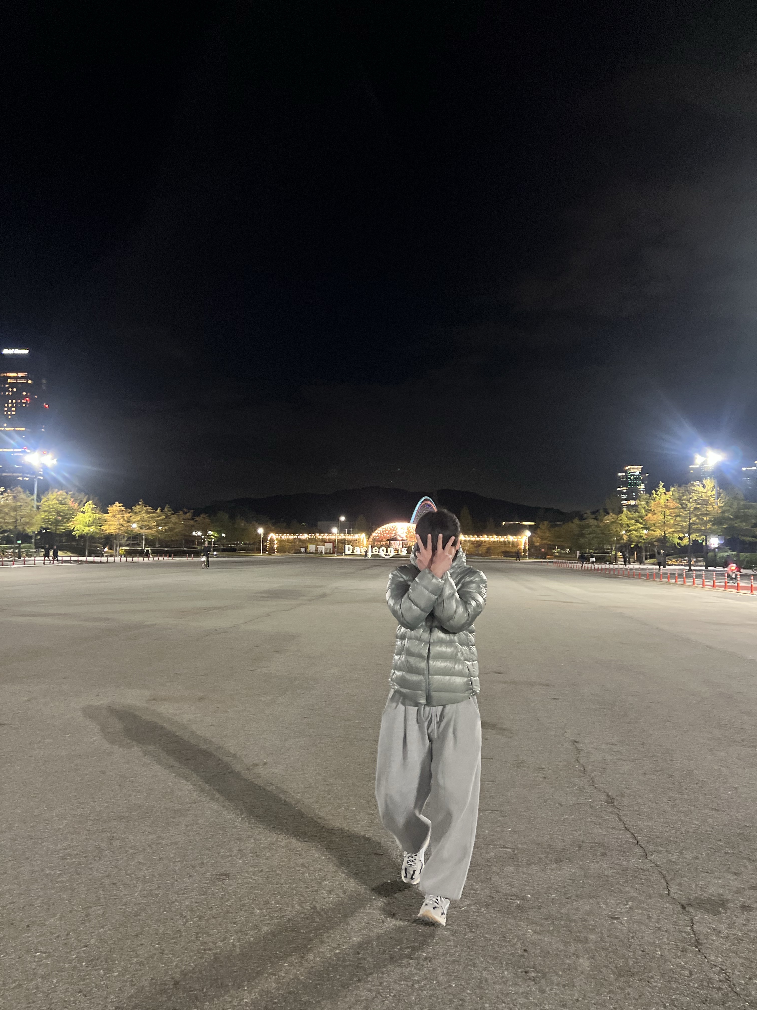 The North Face Matier EX RDS Down Hoodie Light Gray - 25FW, Undermycar Mu.03 Anti Fxxking Logo Play Oversized Sweat Jogger Melange Gray 착용 스타일 - 1