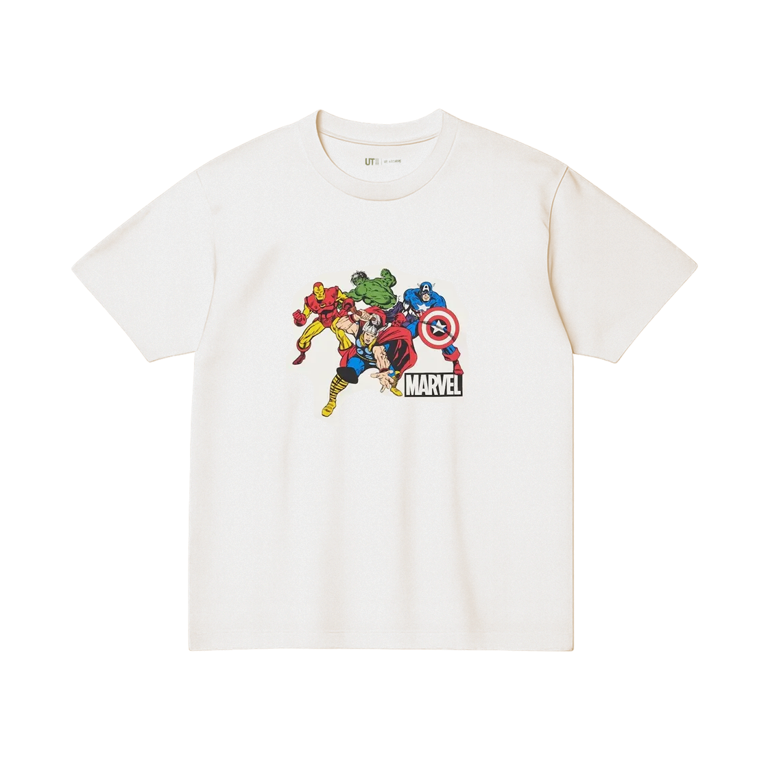 477894-01 Uniqlo UT x Marvel Spider Man Magic For All T-Shirts Off White - JP