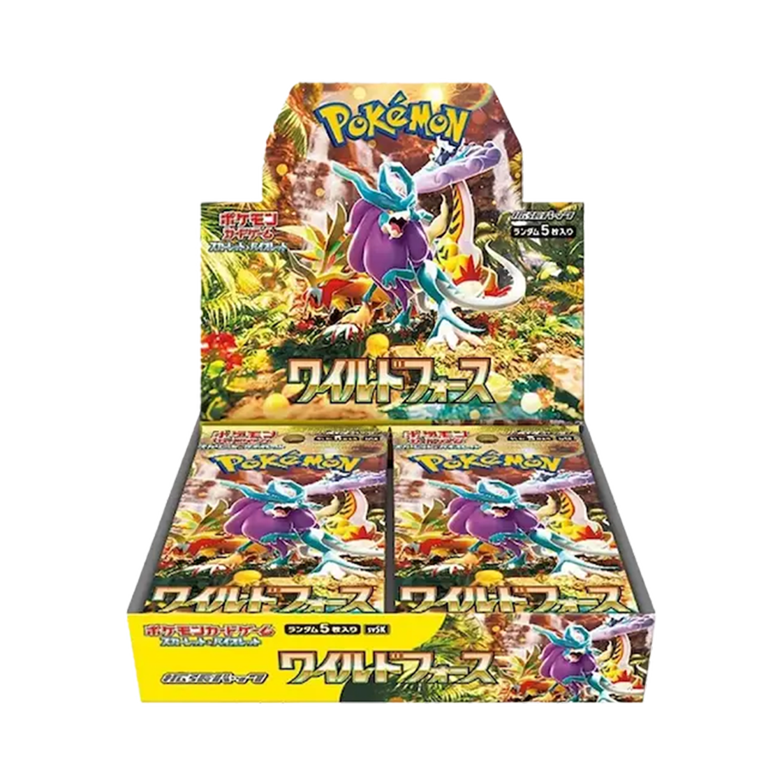 포켓몬 TCG 스칼렛 & 바이올렛 확장팩 와일드포스 박스 (일어판)(Pokemon TCG Scarlet & Violet Expansion Pack Wild Force Box (Japanese Ver.)) - 1
