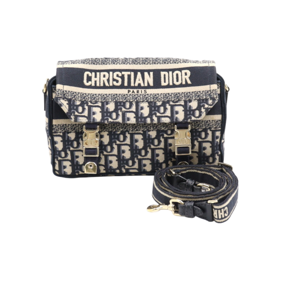ITTBSU58I4EN Dior M1241ORIW Oblique Camp Small Shoulder and Crossbody Bag