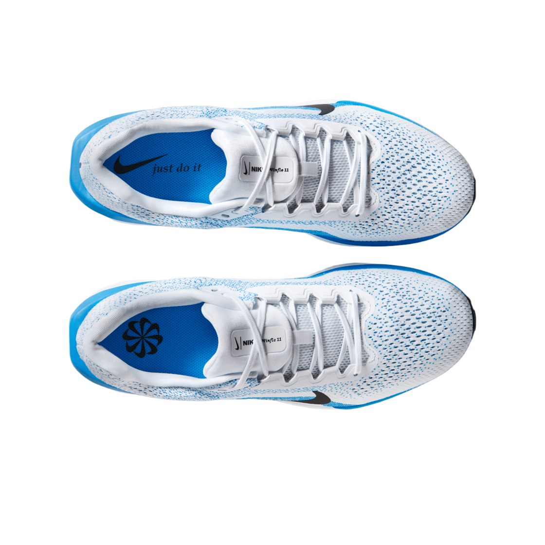 나이키 윈플로 11 화이트 블루 히어로(Nike Winflo 11 White Blue Hero) - 2
