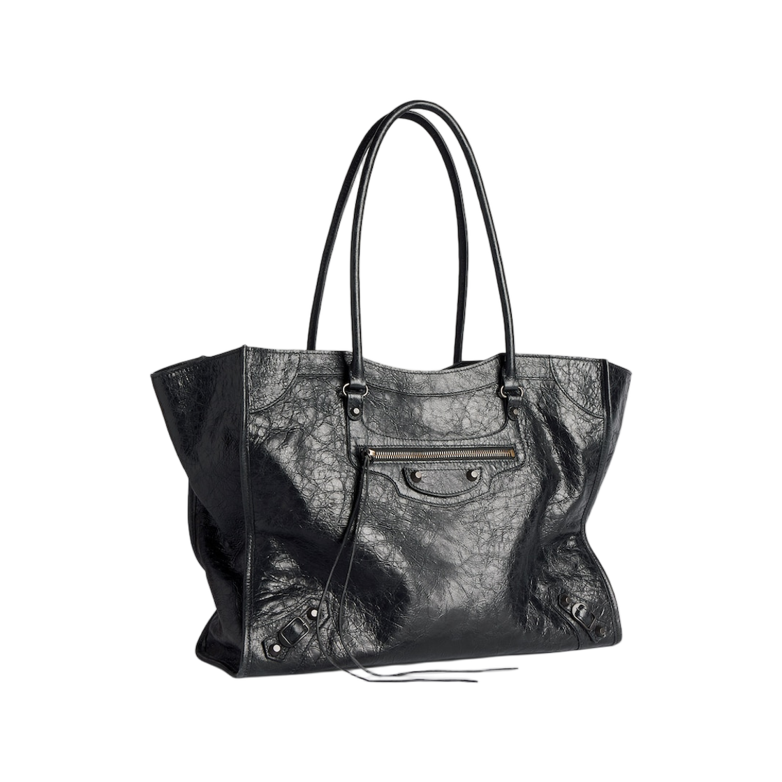 발렌시아가 르 시티 토트백 미디움 블랙(Balenciaga Le City Tote Bag Medium Black) - 2