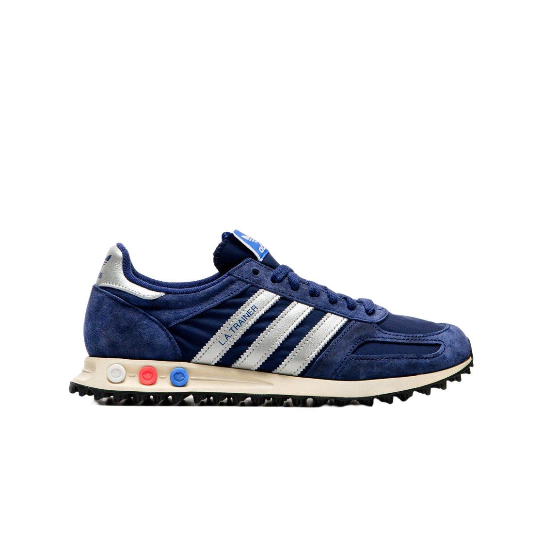 JR7171 Adidas LA Trainer OG Dark Blue Silver Metallic