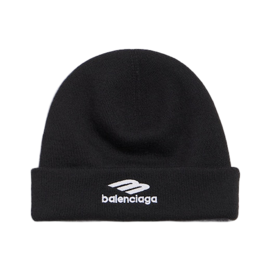 발렌시아가 루프 스포츠 아이콘 비니 블랙 그레이(Balenciaga Loop Sports Icon Beanie Black Grey) - 2
