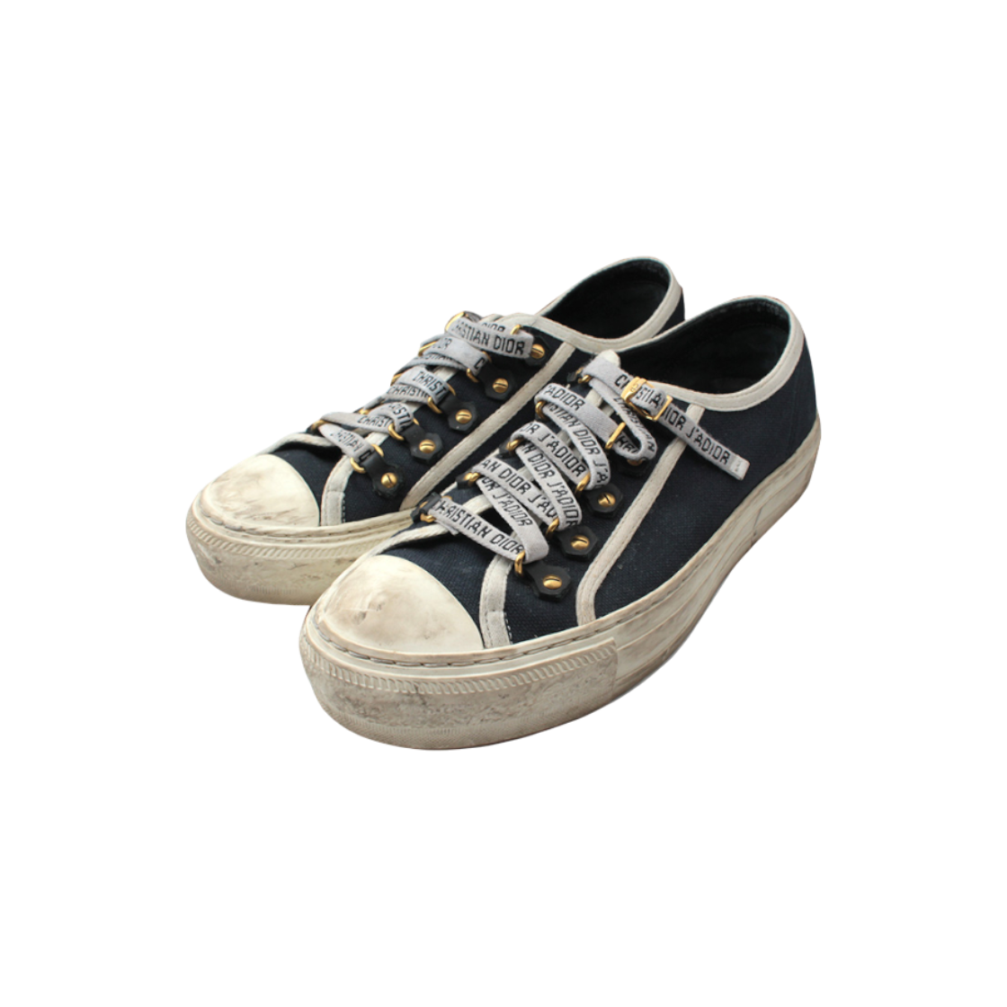디올 미드나잇 블루 스니커즈 37 사이즈(Dior Midnight Blue Sneakers Size 37)