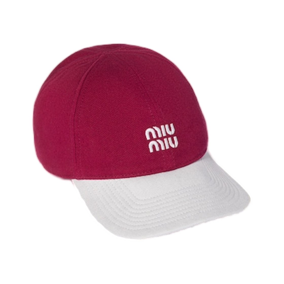 5HC369-2CWC-F04ZH (W) Miu Miu Drill Baseball Cap Cerise Cloud
