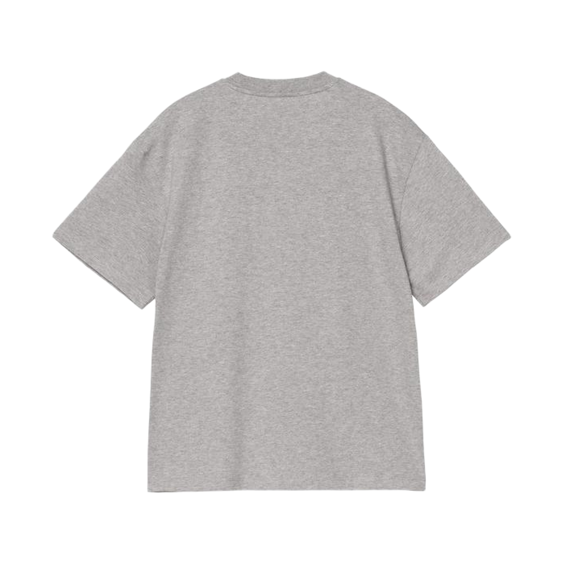 (W) 칼하트 WIP 하트 패치 티셔츠 그레이 헤더 레드((W) Carhartt WIP Heart Patch T-Shirt Grey Heather Red) - 2