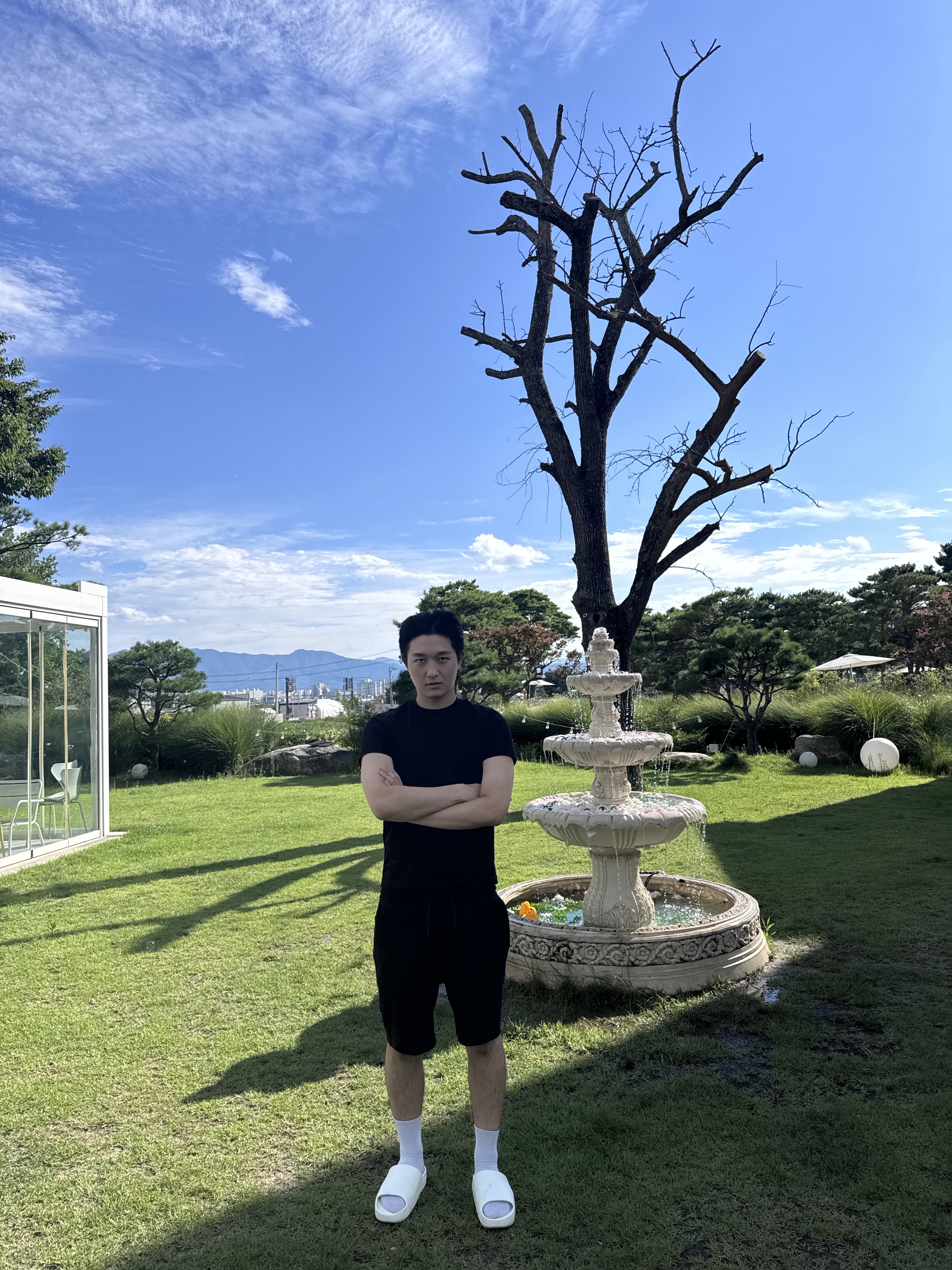 Nike Calm Slide Sail, Nike NSW Tech Fleece Shorts Black - Asia 착용 스타일 - 4