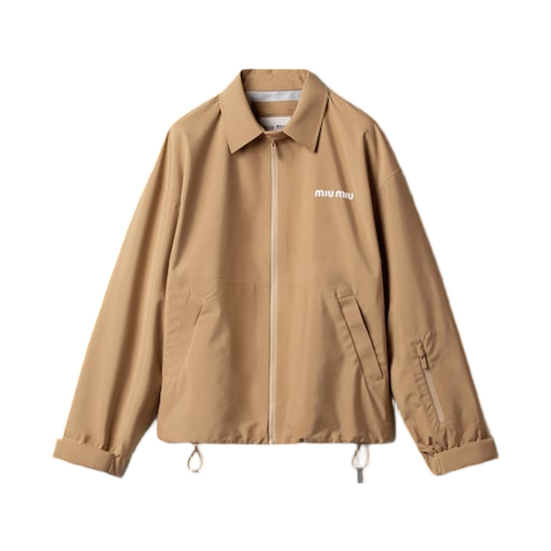 ML1373-1V94-F0065 (W) Miu Miu Technical Fabric Windbreaker Cord