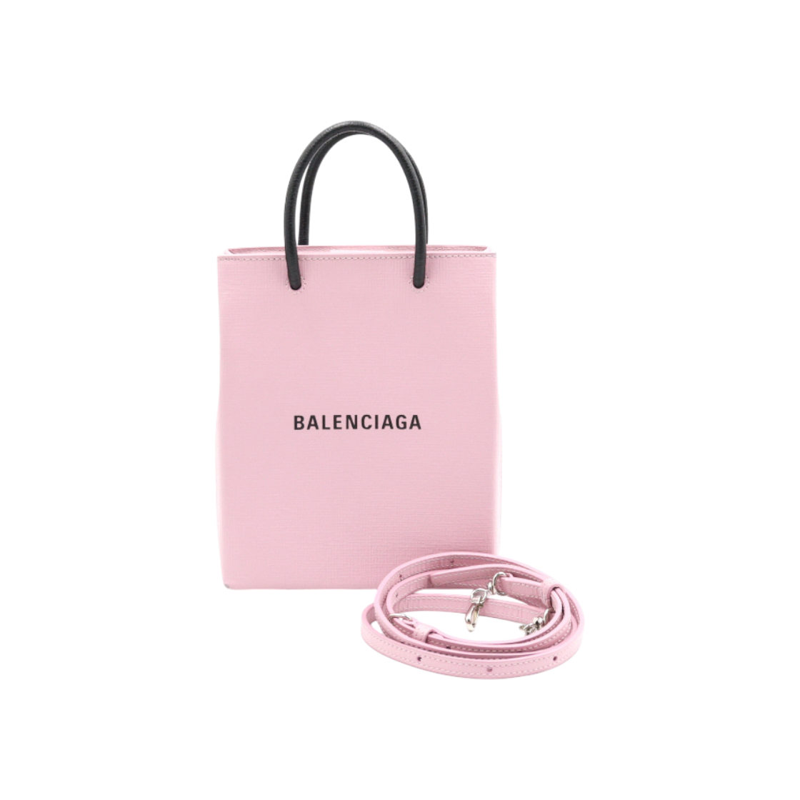 발렌시아가 757776 핑크 라지 쇼핑 토트백 겸 숄더백 크로스백 aa47292(Balenciaga 757776 Pink Large Shopping Tote and Shoulder Bag Crossbody AA47292)