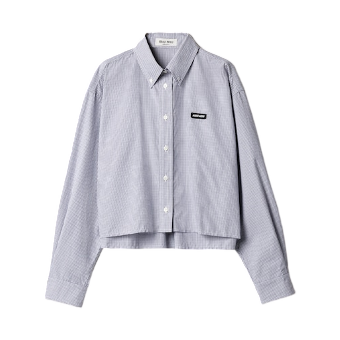 MK1659-1805-F0008 (W) Miu Miu Poplin Shirt Navy