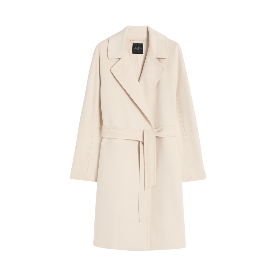 CORTE-048 (W) Weekend Max Mara Corte Wool Wrap Coat Ivory