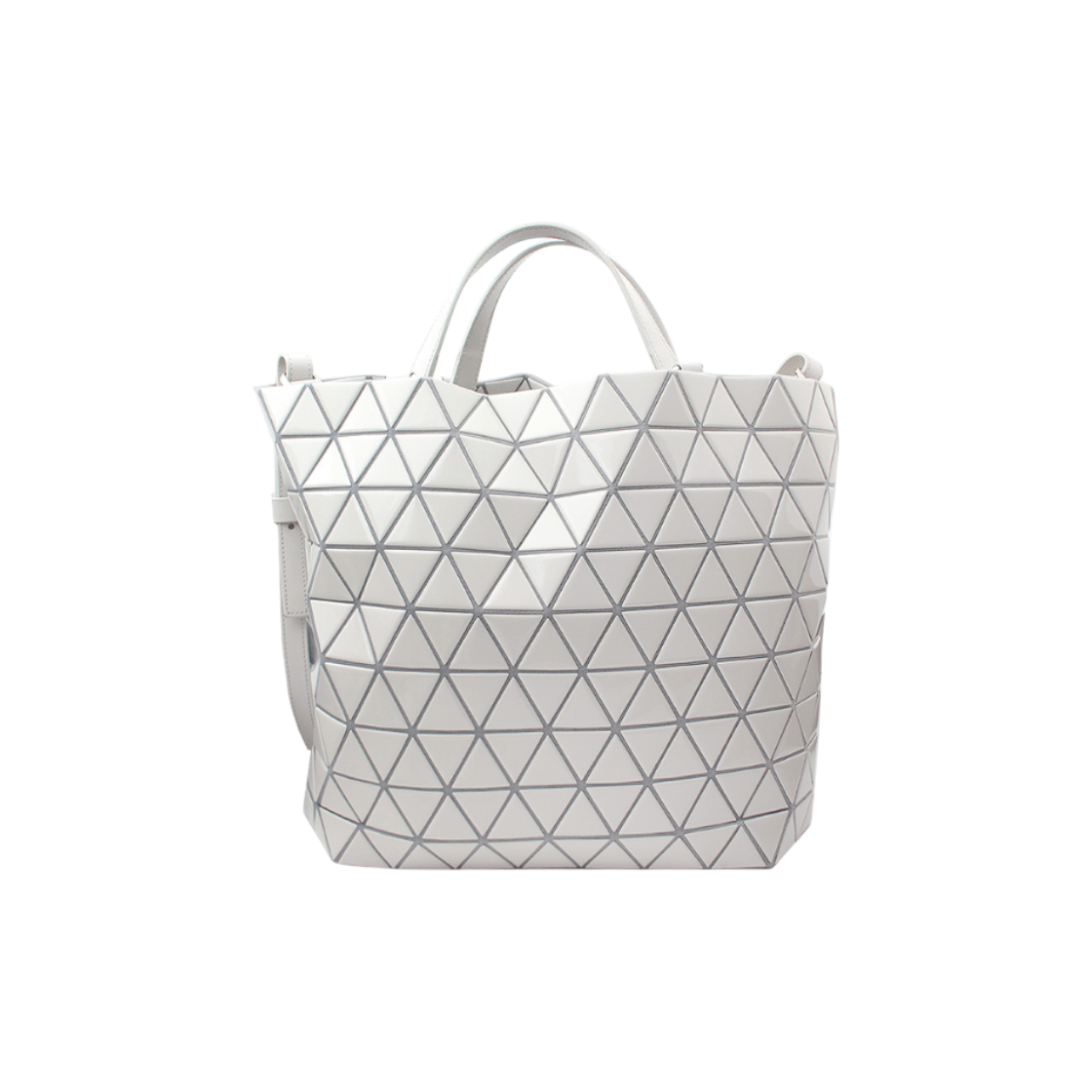 IT3V6UPU6J3T Issey Miyake Bao Bao Light Gray Tote & Shoulder Bag