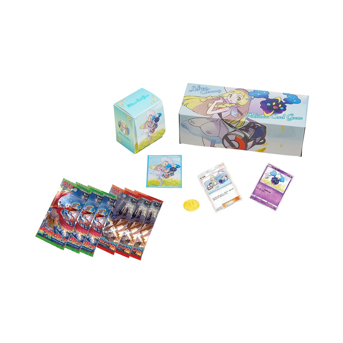 포켓몬 TCG 스페셜 박스 릴리에 ＆ 코스모그 (일어판)(Pokemon TCG Special Box Lillie＆Cosmog (Japanese Ver.)) - 1