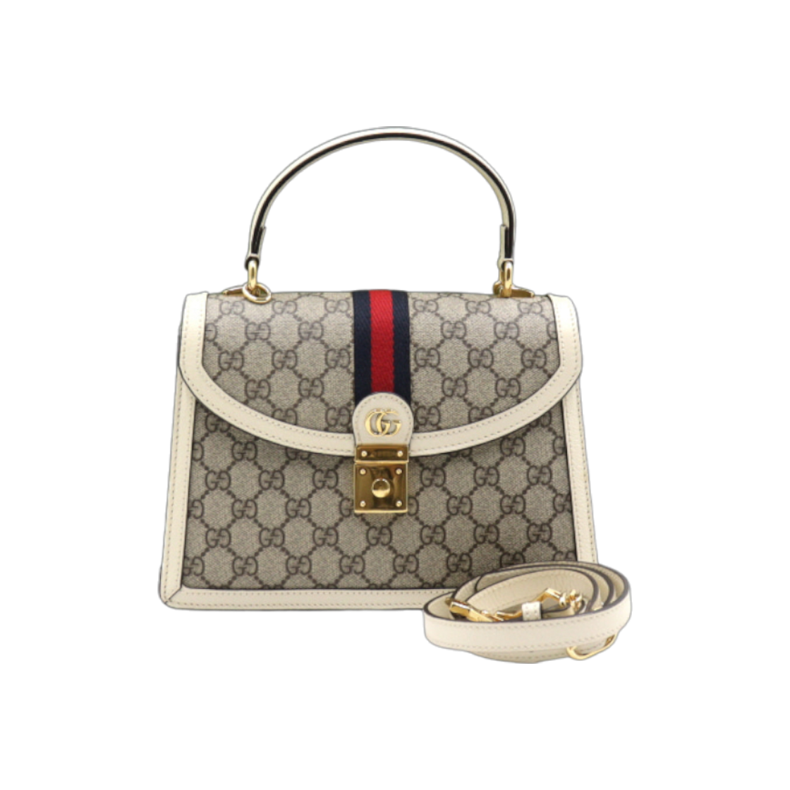 IT82677DD22K Gucci Ophidia GG Supreme Small Top Handle Tote Bag & Shoulder Bag AA47863