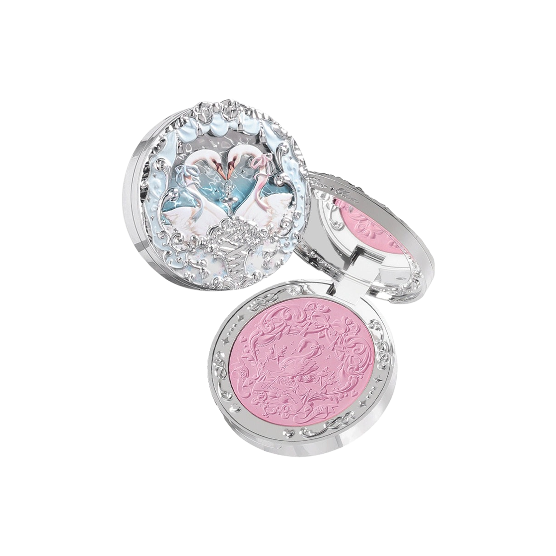 플라워노즈 스완 발레 컬렉션 엠보싱 블러셔 03 실키 리본(Flower Knows Swan Ballet Embossed Blush 03 Silky Ribbon) - 1