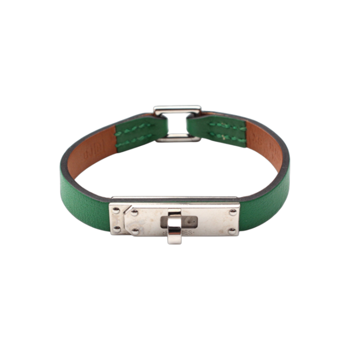 에르메스 마이크로 뱀부 은장 켈리 팔찌 XS(Hermes Micro Bamboo Silver Kelly Bracelet XS)