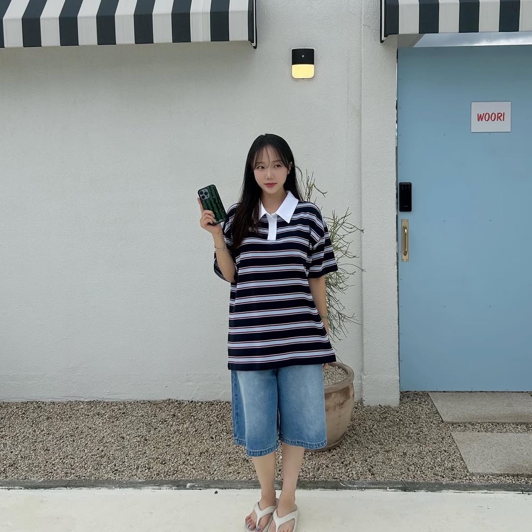 [EARPEARP X KIMS FRUITS] Watermelon Carpenter Epoxy Case MagSafe 착용 스타일 - 2
