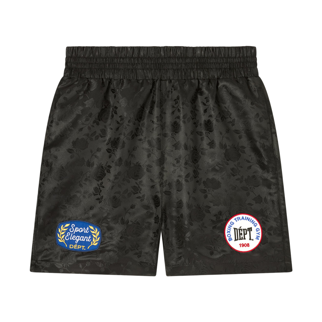JBS-30040 Gallery Dept. Jacquard Boxing Shorts Black